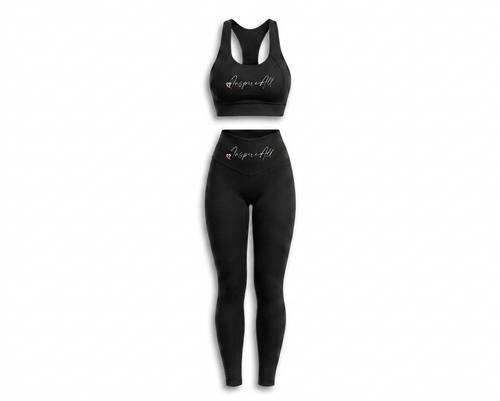 Inspire-All Women's Sports Bra & High-Waisted Leggings Set