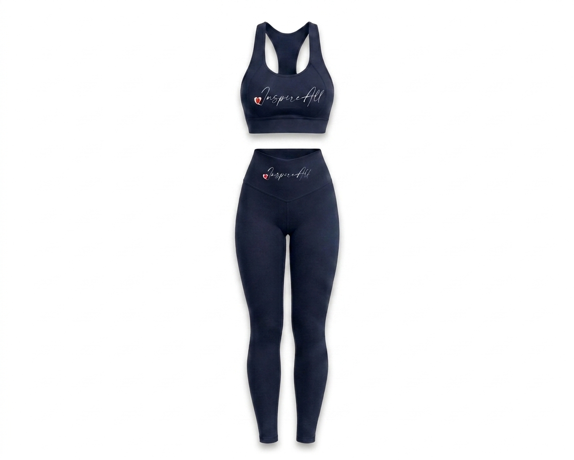Inspire-All Women's Sports Bra & High-Waisted Leggings Set