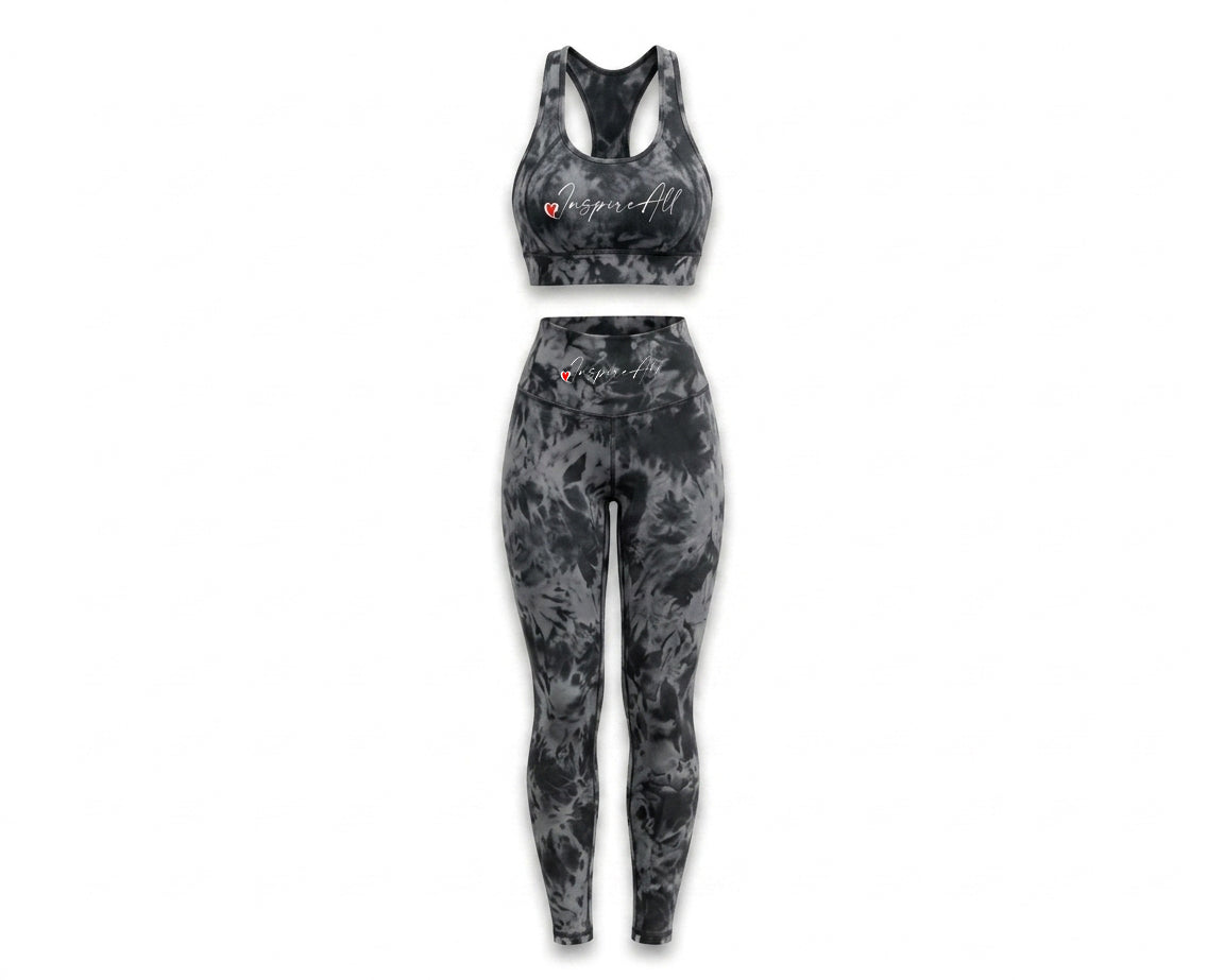 Inspire-All Women's Sports Bra & High-Waisted Leggings Set